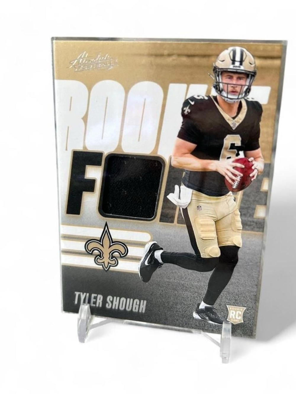 2025 Panini Absolute Rookie Force Tyler Shough rookie patch card